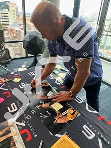 Georges St-Pierre autografado assinado 11x14 Photo UFC JSA Testemunha
