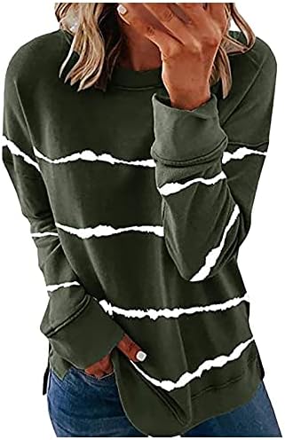 Fall feminino feminino casual manga comprida colorida de colhere de pisca -colapso de tamanho grande