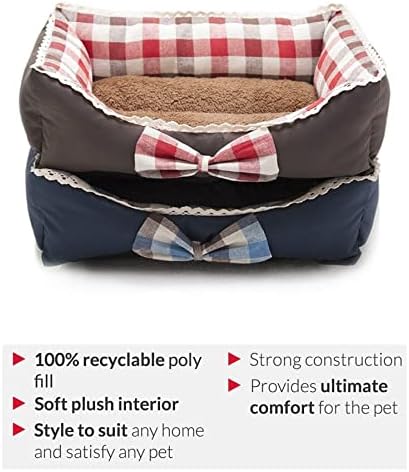Material macio cama de cachorro com arco 2 - Cama de cachorro Donut - Casa de almofada para cães para cã
