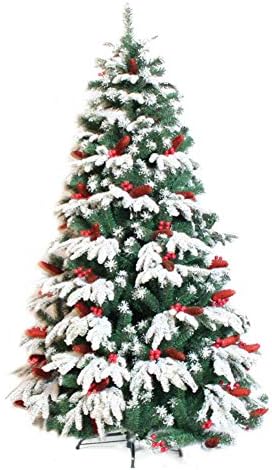 Árvore de pinheiro de natal de neve reunida com pineco de arbusto artificial arborizado árvores decoradas