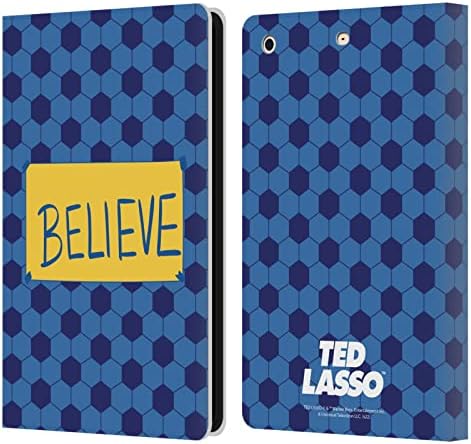Designs de capa principal licenciados oficialmente Ted Lasso acreditar na temporada 1 gráfico de couro