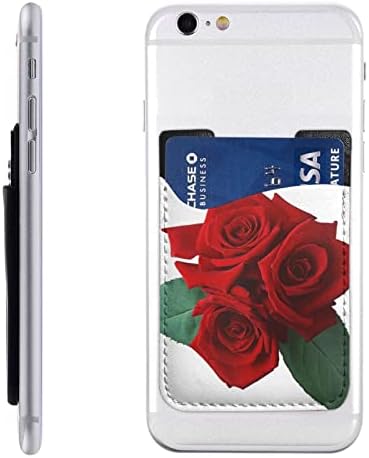 Portador de cartão de telefone de rosa gótico PU POCO DE CARTO DE CARTULO DE CARTO DE CATURA DE