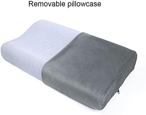 Travesseiro de memória, pano de cisalhamento acolchoado de espuma com travesseiro ergonômico, tecido
