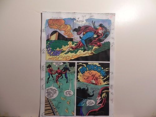 Guia de cores anual nº 5 Flash assinado por Adrienne Roy PG51 Superhero Vintage DC