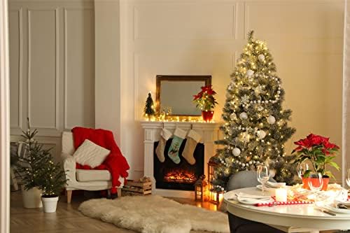 Tesouros de Caroline BB2903CS Galês Terrier Feliz Natal Árvore de Natal Meias, lareira pendurando meias