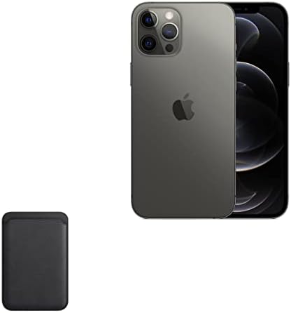 Caixa de onda de caixa para Apple iPhone 12 Pro Max - Porta de cartão Magid, elegante, couro, suporte