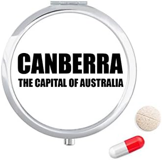 Canberra A capital da Australia Pill Case Pocket Medicine Storage Caixa de contêiner Dispensador