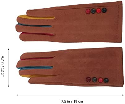 Luvas de inverno Doitool Homens Mulheres à prova de vento: luva anti -deslize Mãos quentes para caminhadas correndo