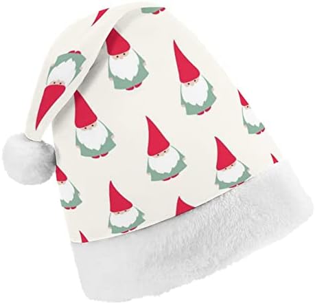 Nudquio Gnome Padrão Chapéus de Natal Papai Noel para Família de férias de Natal Impresso