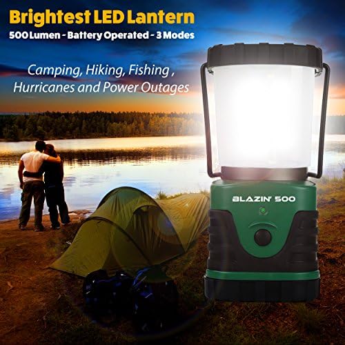 Lanterna de interrupção e interrupção de energia LED mais brilhante - Bateria alimentada - 500 lúmen - 6 dias de execução