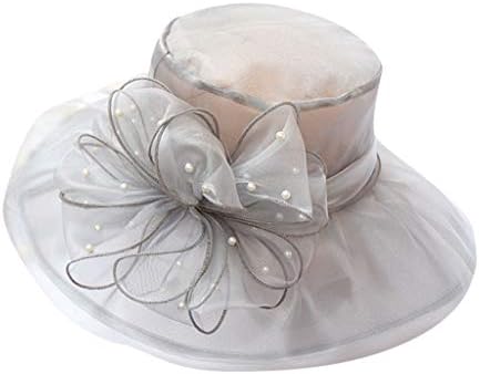 Mulher Girl British Tea Party Vintage Fascinators Hat for Women Large Flor Flor Dress Dress Cocktail Wedding