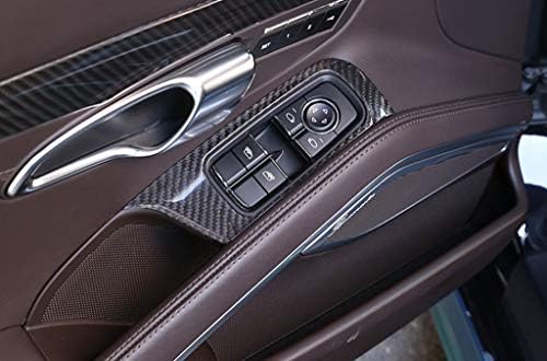 EPPAR Novo controle de janela de fibra de carbono Tampas compatíveis com Porsche 718 Boxster