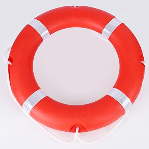 Anel de arremesso de segurança de barcos de 28 polegadas com água flutuante na vida de salva -vidas 98,4