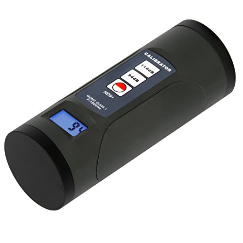 Calibrador de nível de nível de som de nível de nível de som calibrador e cabo USB de software