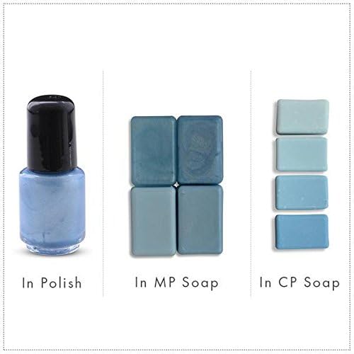 Pearl Blue/Céu azul/ciano Luxo Mica colorante pó em pó pó cosméticos Efeitos de sombra de glitter