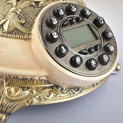 Myaou com cordão antigo botão de pressão para casa, conjunto de telefones antigos, melhor presente