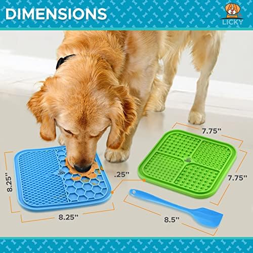 Licky - Dog Lick Pad - Lambor de cachorro Mat Slow Feeder - Dog Slow Lick Mat for Dogs - Licky tape