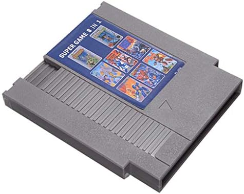 Yongse 8 em 1 Mega Man 1-6 Castlevania 1 2 Cartão de jogo 72 Cartucho de 8 bits para NES Nintendo