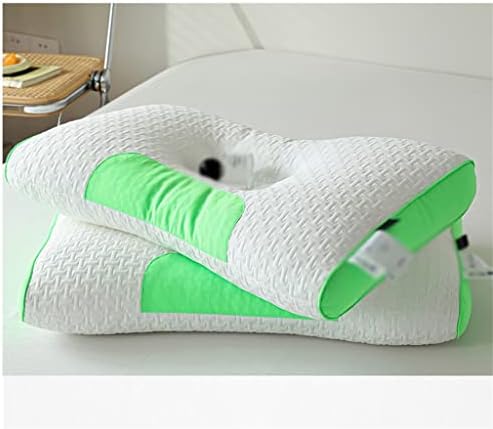 Asuvud Sleeping Aid Soybean Fiber Pillow Core, travesseiro tridimensional de tricô, um par de travesseiros domésticos,
