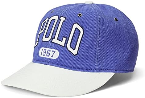 Polo Ralph Lauren Retro logotipo de beisebol algodão chino chino tap liberty blue deckwash 1967