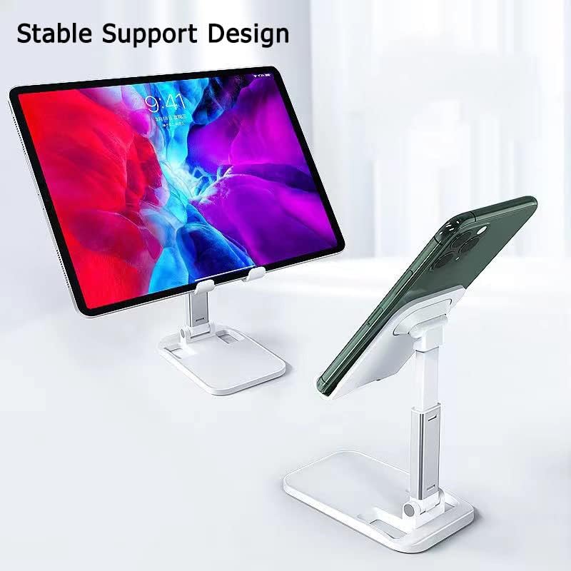 Zronst Phone Stand para mesa dobrável ângulo ajustável Altura portátil portátil Polho de celular compatível
