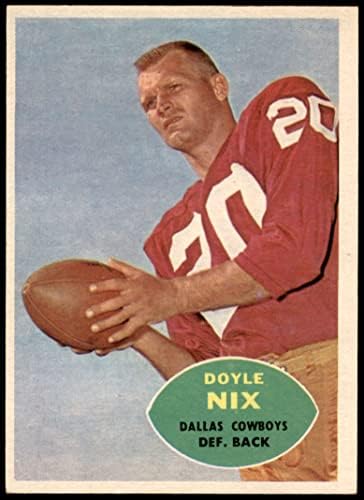 1960 Topps 39 Doyle Nix Dallas Cowboys ex cowboys smu