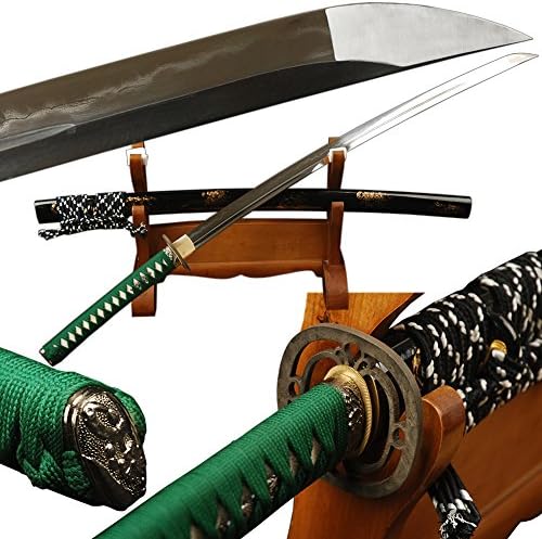 YJ Cool funcional Unokubitsukuri japonês samurai katana argila espada temperada aço dobrado Tang Full