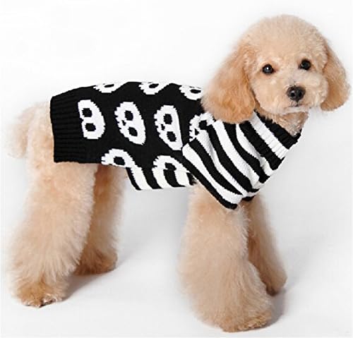 Suéter de esqueleto Nacoco Pet Sweatter The Cat Dog Roupos Pet Sweathers de cachorrinho de cachorro