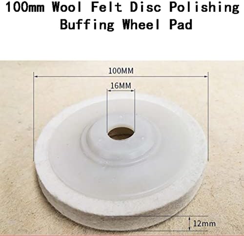 Discos de lã de lã Polimento de polimento de roda de roda para produtos de metal, disco de polimento de