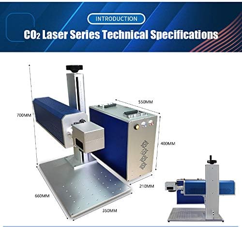Máquina de marcação a laser a laser a laser Galvo Galvo 20W com lente 150 × 150mm