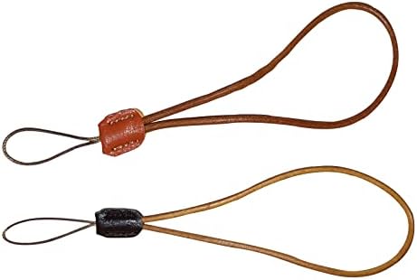 Pulseira de cola de couro strap string 2 pcs lanterna de lanterna para as chaves USB Câmeras de chaves de