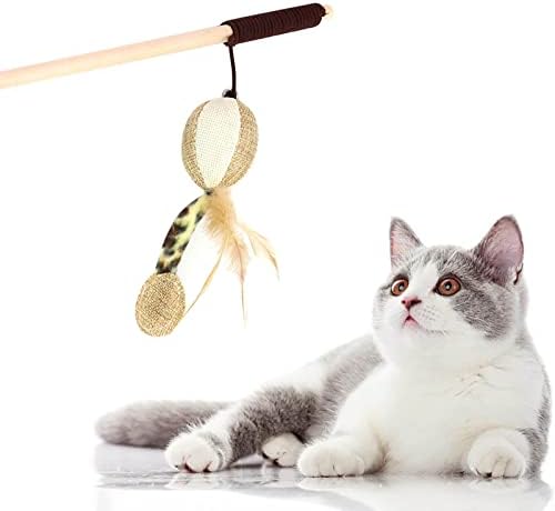 Gato provocação de brinquedos de gato bastão de gato suzuki provocando gato bastão de madeira bastão de cachorro