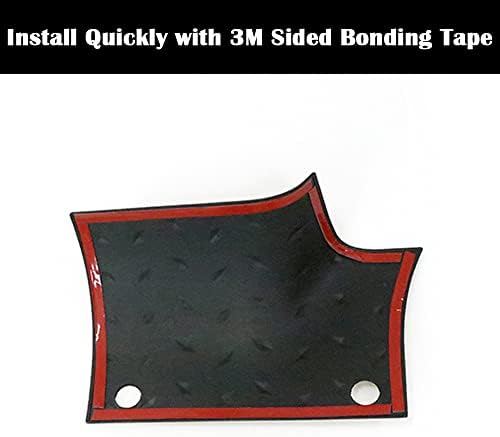 Tampa de capa de armadura corporal de capota de capa de capa texturizada acabamento preto para