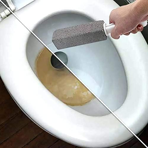 Pumie Removedor de anel do vaso sanitário, TBR-6, pedra-pomes com alça, remove os anéis do banheiro;
