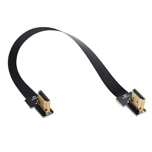 JSER Brands Xiwai Cyfpv Dual 90 graus HDMI Tipo A Male A HDTV FPC Cabo plano FPC para FPV HDTV Multicopter Aerial
