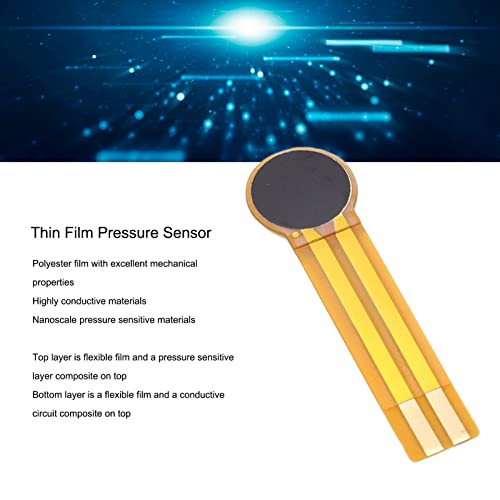 Sensor de pressão de filme fino, altamente condutor de força de alta precisão de força poliéster 20g ~