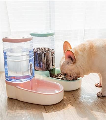 Pet Pet Dispensador de água automática 3.8L Grande armazenamento de grãos dispensador de água de gato