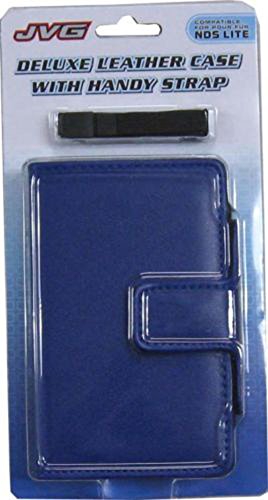 Caixa de couro de luxo de terceiros com alça útil para ns lite - branco - Nintendo DS;