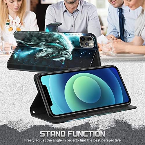 Caixa de telefone de Alilang para Samsung Galaxy S23 Caso Ultra, Premium Flip Magnetic Cletnty Stand