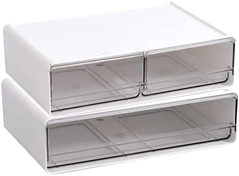 Operitacx Office Gaveta 2 PCS Organizador de mesa com gavetas gavetas de armazenamento de armazenamento
