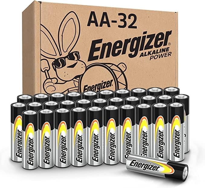Energizer Alcaline Power AA Baterias e Max AAA Batteries Variety Pack, 64 Baterias AA e 4 AAA