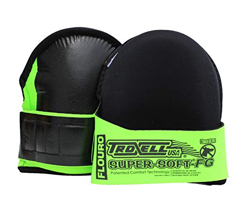 Troxell EUA - Supersoft Knee Pads Hi -Viz Fluorescent Green