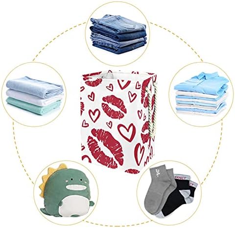 Cesto de lavanderia cesto de roupa dobrável com alças de armazenamento destacável, organizador de banheiro,