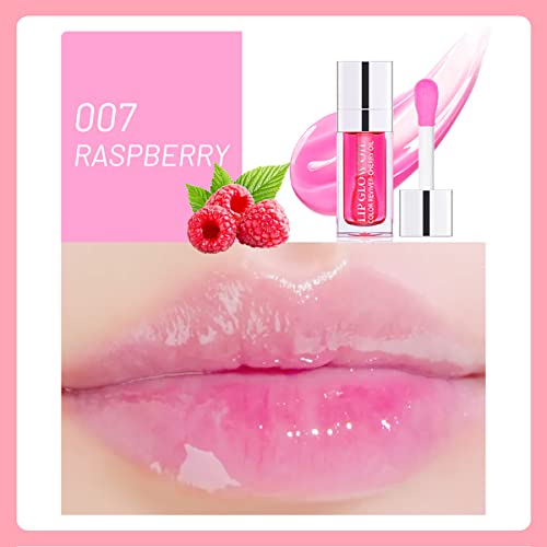 Óleo labial Hidratante Balmo de lábios, Plump Lip Gloss Lip Care Transparent Toot Lip Oil Colorido, óleo