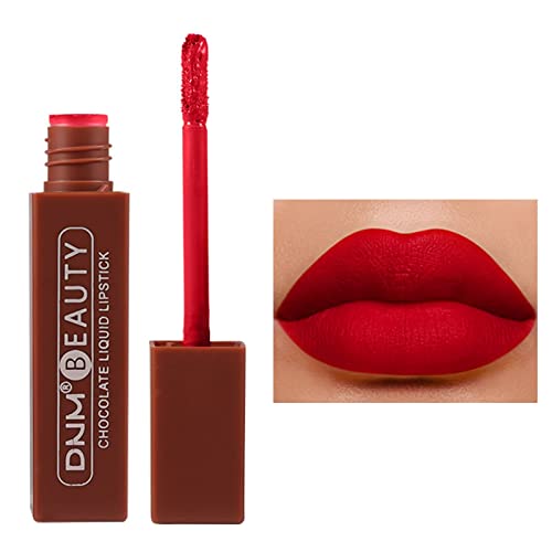 Rose Rose Red Lip Stain Copo Manga Non 2ml e Lipstick Lipstick Lipstick Lipstick Lip Lip Lip Chocolate