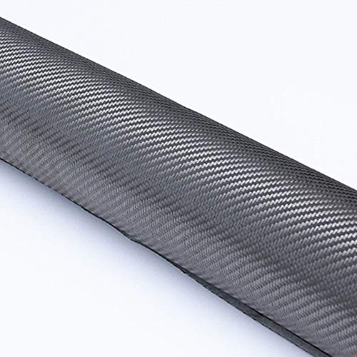 Tecido de pano de fibra de carbono preto 200g 19,5 Wide 3k Weave 78,5 de comprimento