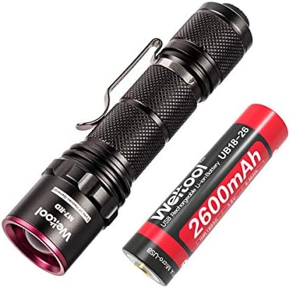 Weltool M7-RD Luz vermelha de lanterna uniformes Adaptação escura da serie preserve visão noturna para segurança
