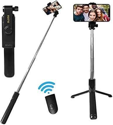 Selfie Stick com Bluetooth Remote Portable Extendível Tripod Stand compatível com smartphone iPhone