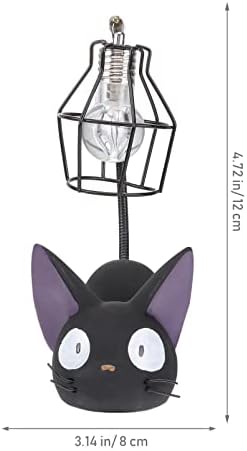 Lâmpada de design de gatos de resina Besportble, Anime Cats Table Lamp- Creative Night Light Cat Gato