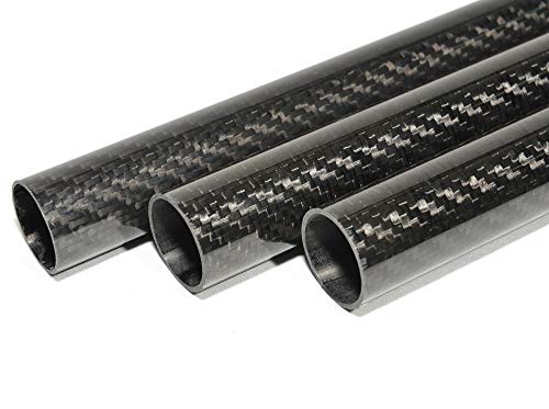 US Whabest 1pcs Tubo de fibra de carbono 3k de alto brilho 18mm od x 17mm ID x 1000 mm de comprimento/tubulação/tubo/eixo